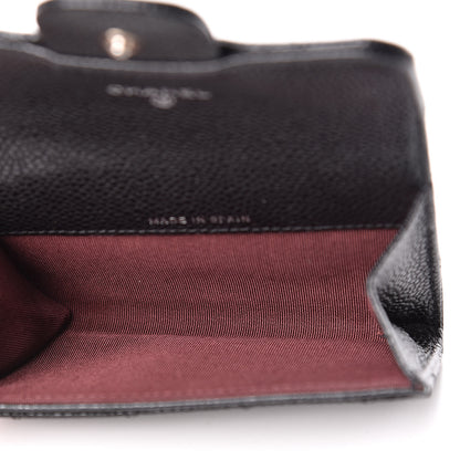 Chanel Caviar Quilted Flap Card Holder Black 5 of 9