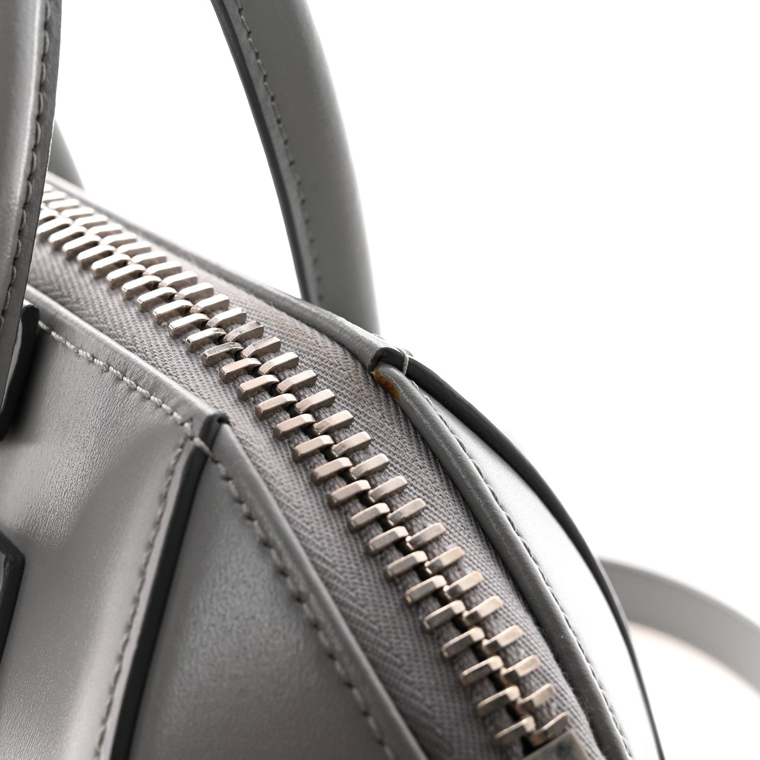 Givenchy Shiny Lord Calfskin Mini Antigona Pearl Grey 13 of 14