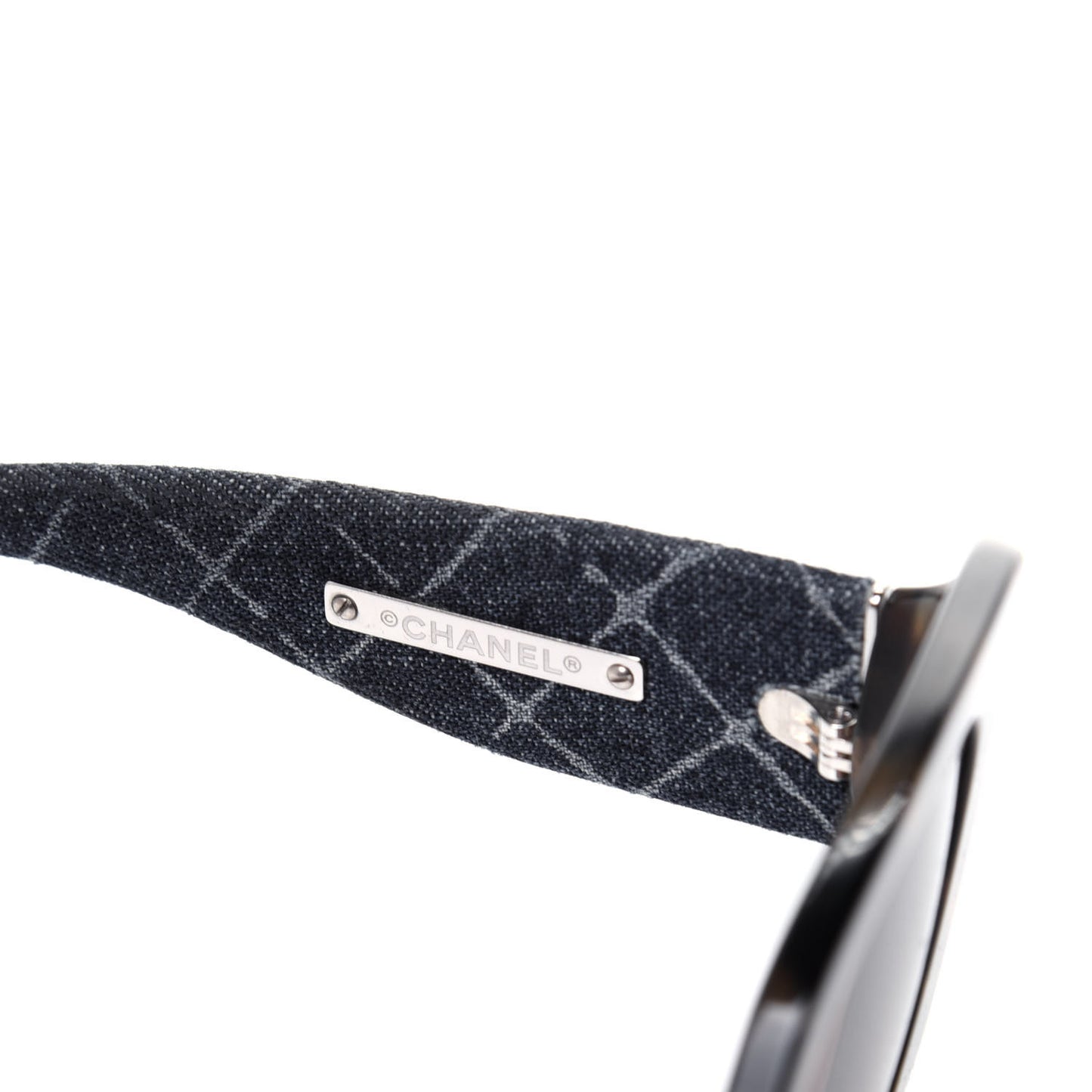 Denim Rectangle Sunglasses 5406 Tortoise