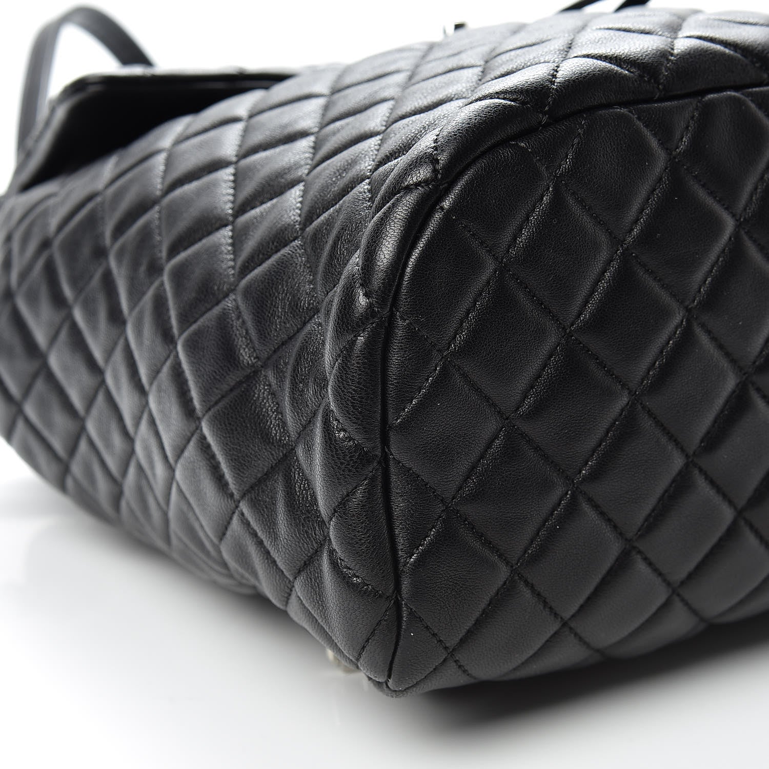 Chanel Lambskin Quilted Large Urban Spirit Backpack Black 9 of 10