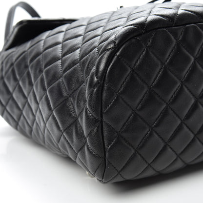 Chanel Lambskin Quilted Large Urban Spirit Backpack Black 9 of 10