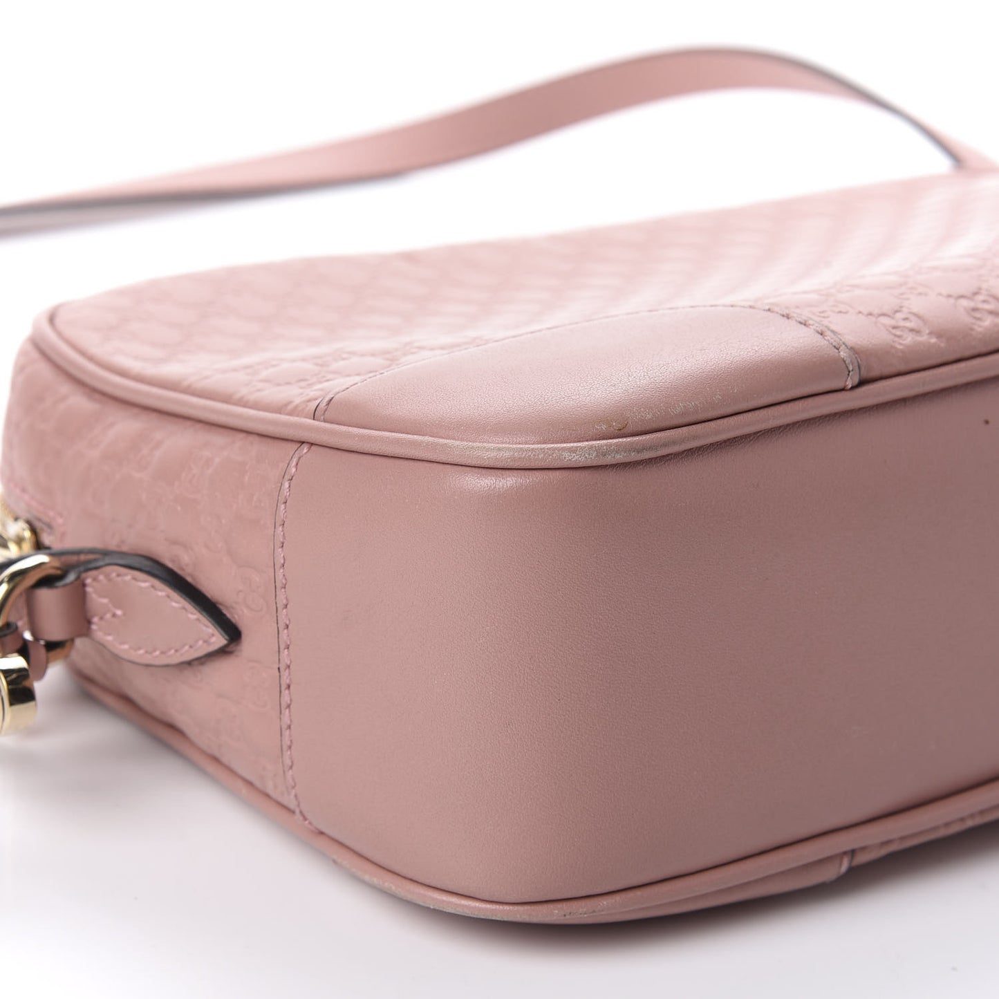 Soft Microguccissima Mini Bree Messenger Bag Soft Pink