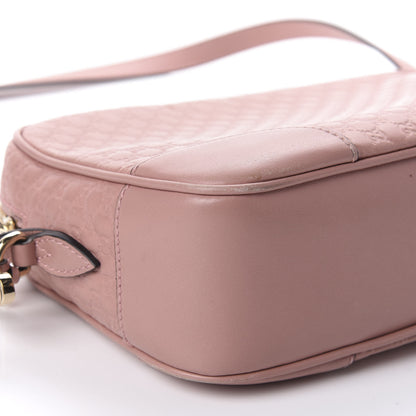 Gucci Soft Microguccissima Mini Bree Messenger Bag Soft Pink 6 of 14
