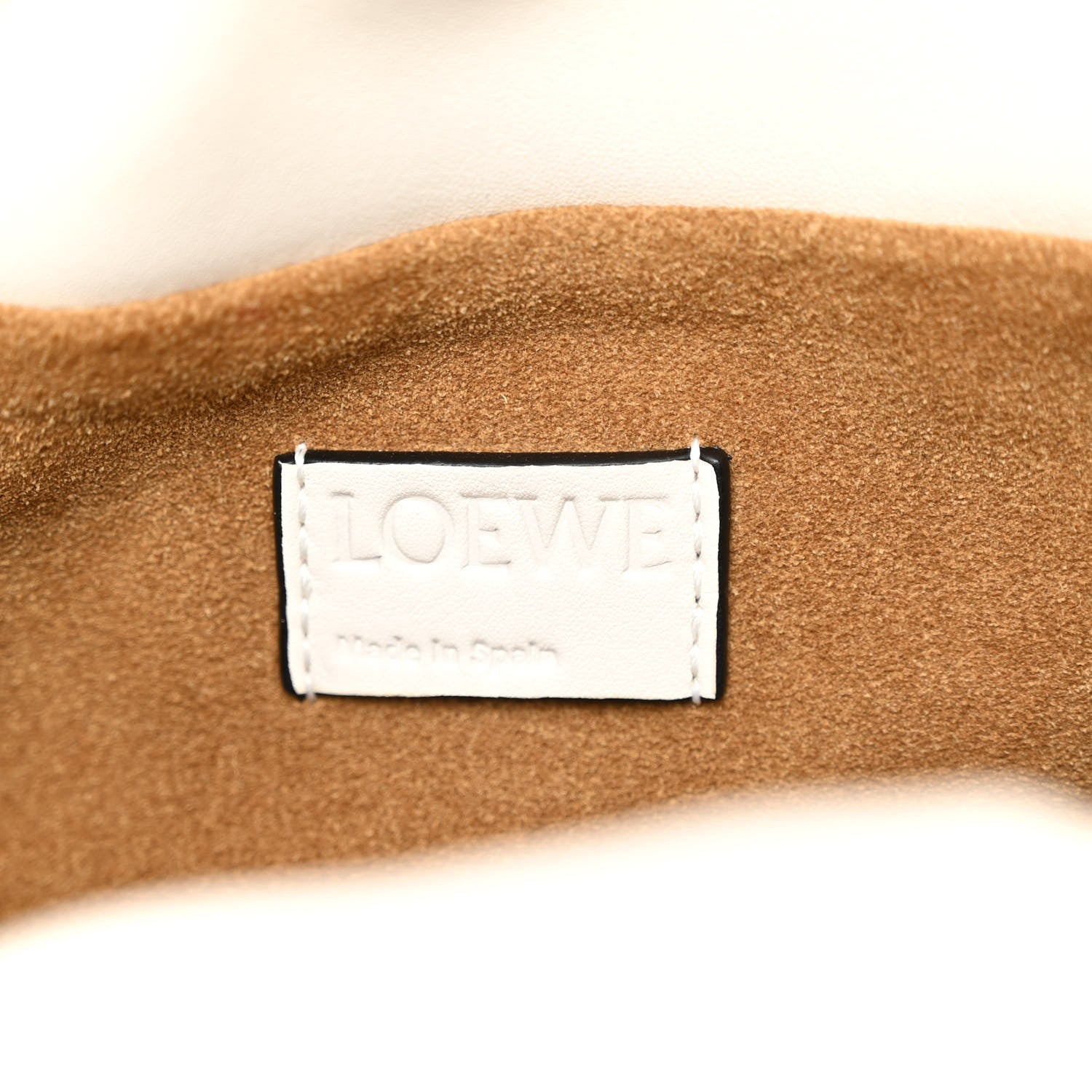 Loewe Calfskin Mini Flamenco Knot Clutch Soft White 6 of 9