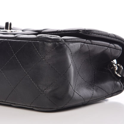 Chanel Lambskin Quilted Mini Rectangular Flap Black 10 of 12