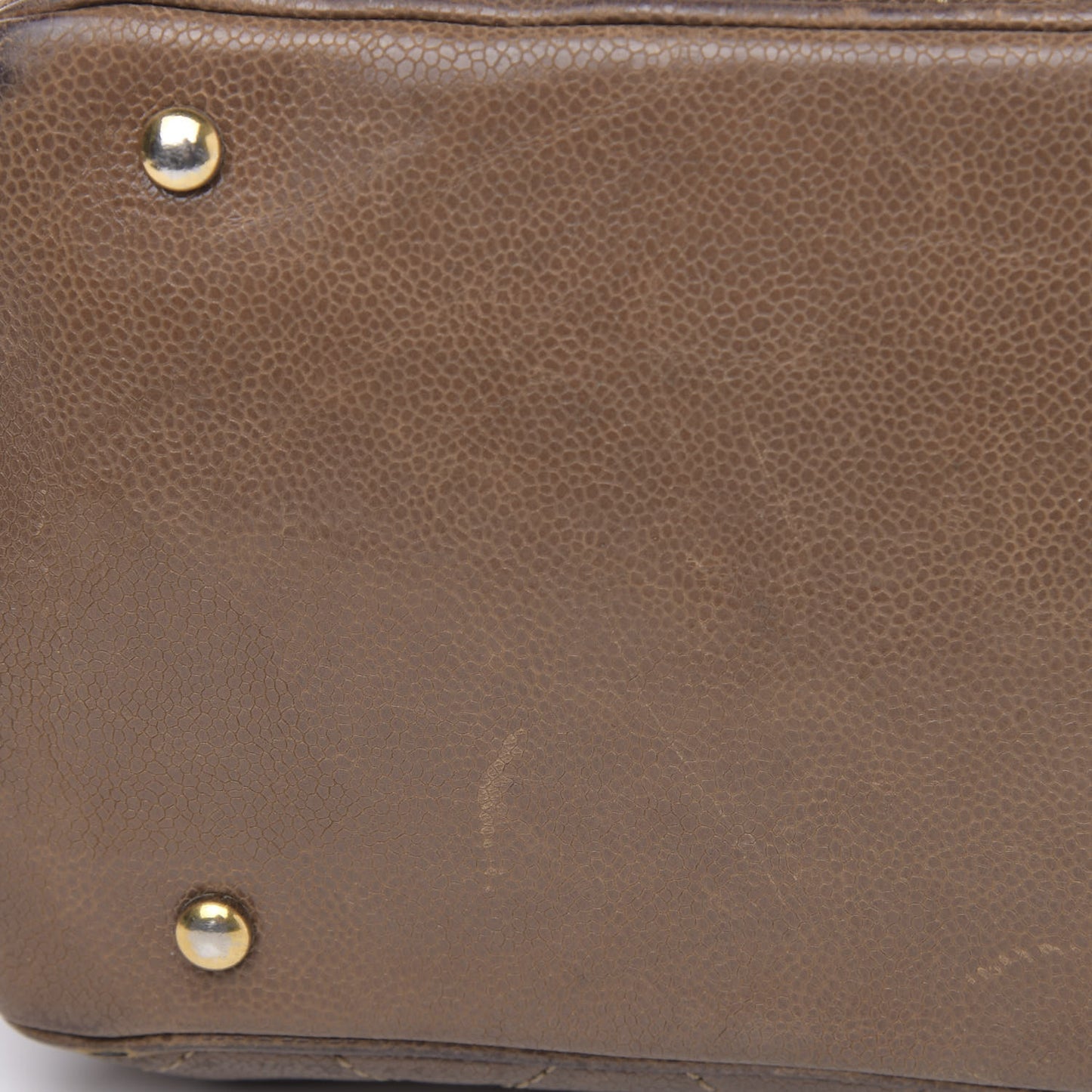 Crumpled Grained Calfskin Shiva Bowler Beige