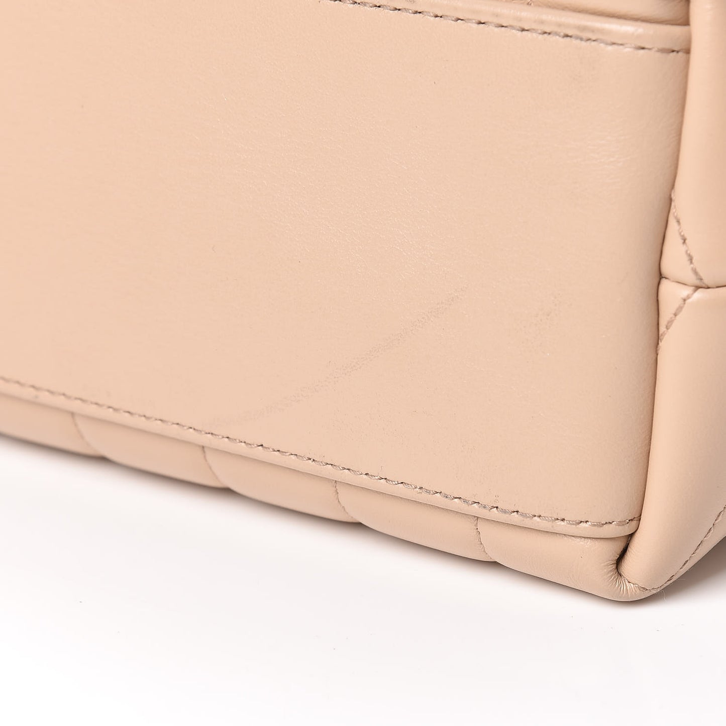Calfskin Y Quilted Monogram Small Loulou Chain Satchel Rose Antic