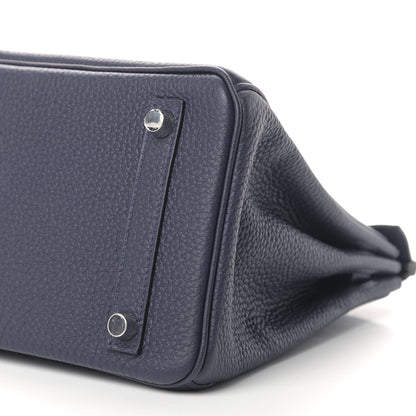 Hermes Togo Birkin 25 Bleu Nuit 6 of 7