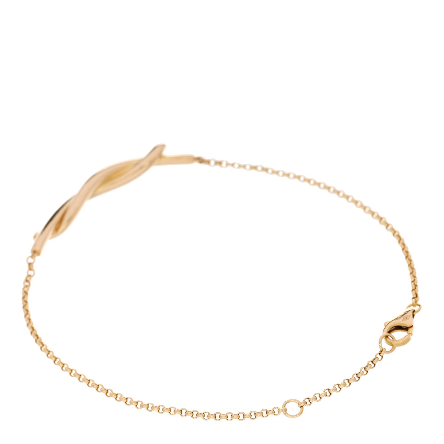 18K Yellow Gold Entrelaces Bracelet