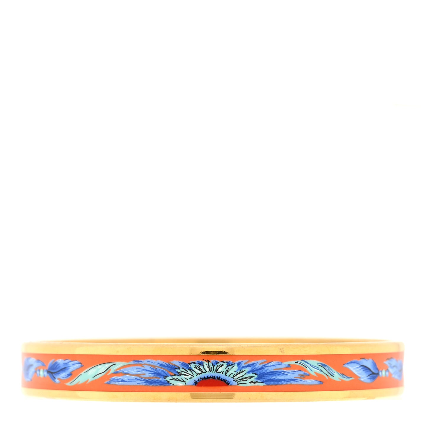Enamel Printed Brazil Narrow Bracelet