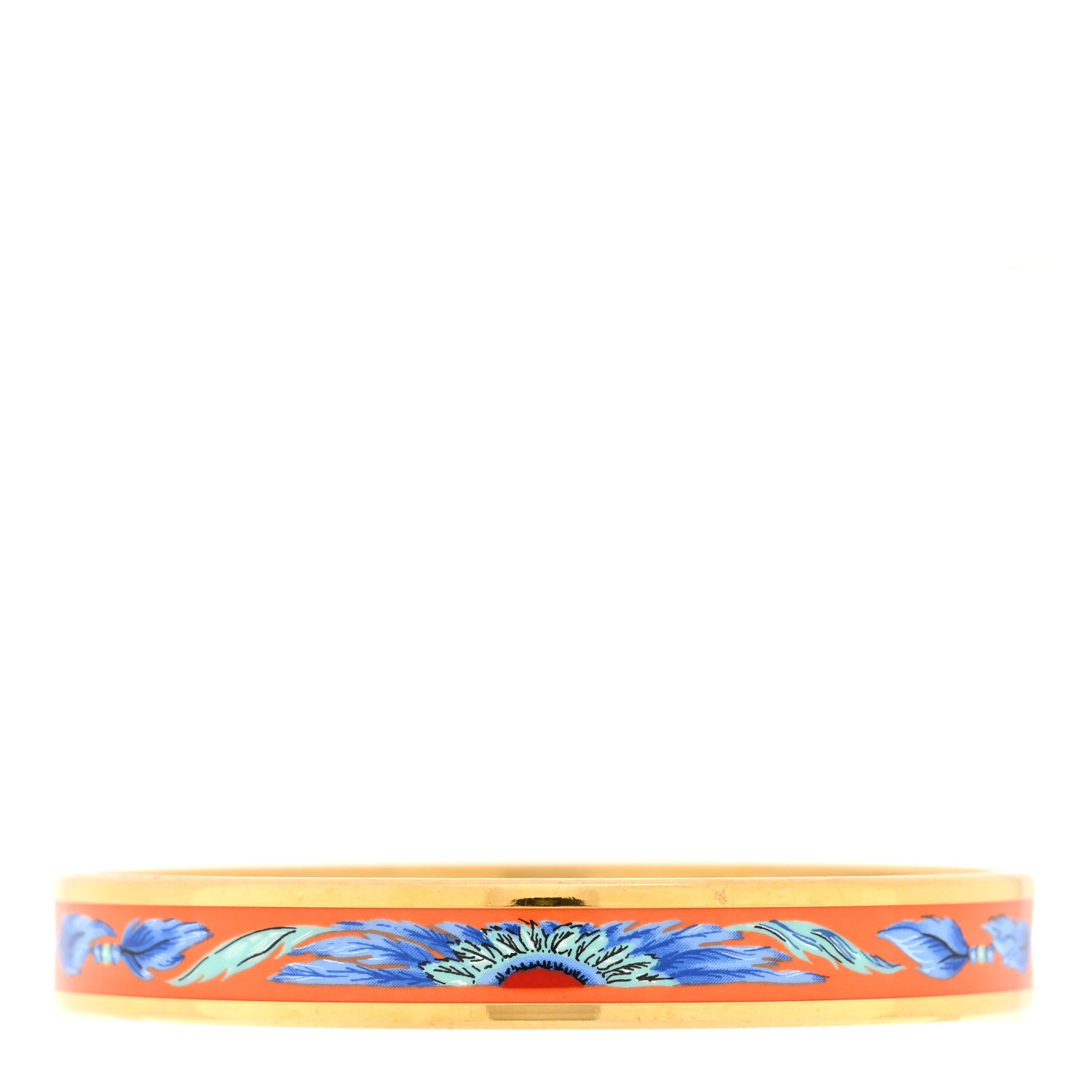 Hermes Enamel Printed Brazil Narrow Bracelet 2 of 4
