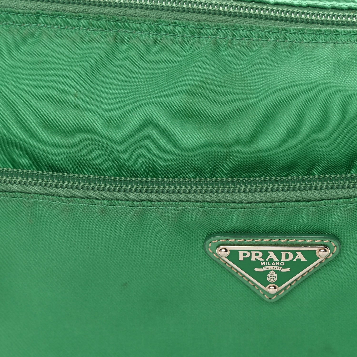 Prada Tessuto Nylon Messenger Bag Green 1246462 – FASHIONPHILE