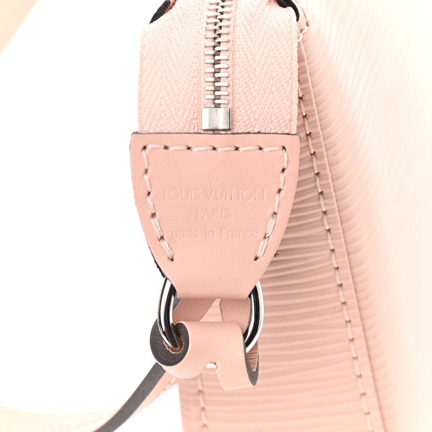 Louis Vuitton Epi Pochette Accessories NM Rose Ballerine 7 of 11