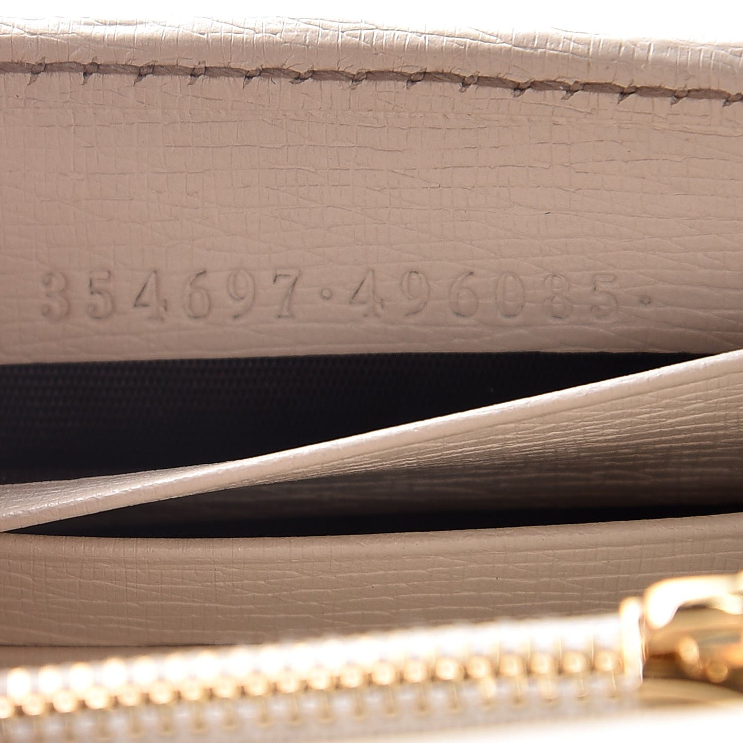 Textured Calfskin Medium Betty Chain Wallet White