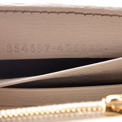 Gucci Textured Calfskin Medium Betty Chain Wallet White 7 of 7