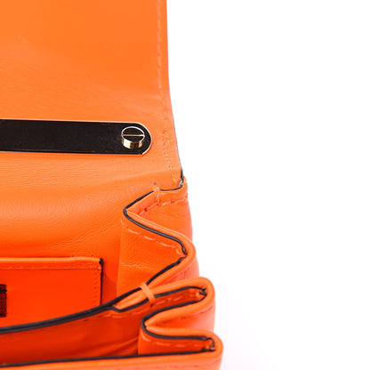 Valentino Garavani Nappa Studded Va Va Voom Shoulder Bag Orange 12 of 13