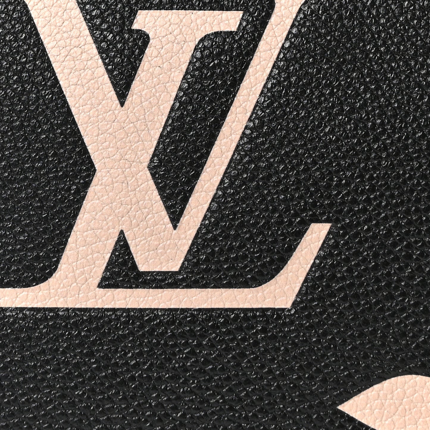 Empreinte Monogram Giant Speedy Bandouliere 25 Black Beige