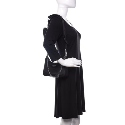 Prada Nylon Re-Edition 2005 Shoulder Bag Black 2 of 11