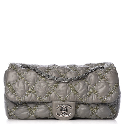Chanel Nylon Quilted Medium Tweed on Stitch Bubble Green 1 of 17