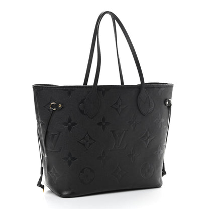 Louis Vuitton Empreinte Monogram Giant Neverfull MM Black 4 of 12