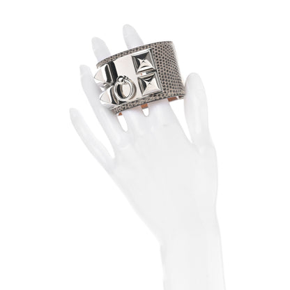 Hermes Lizard Collier De Chien CDC Bracelet T1 Ombre 4 of 12