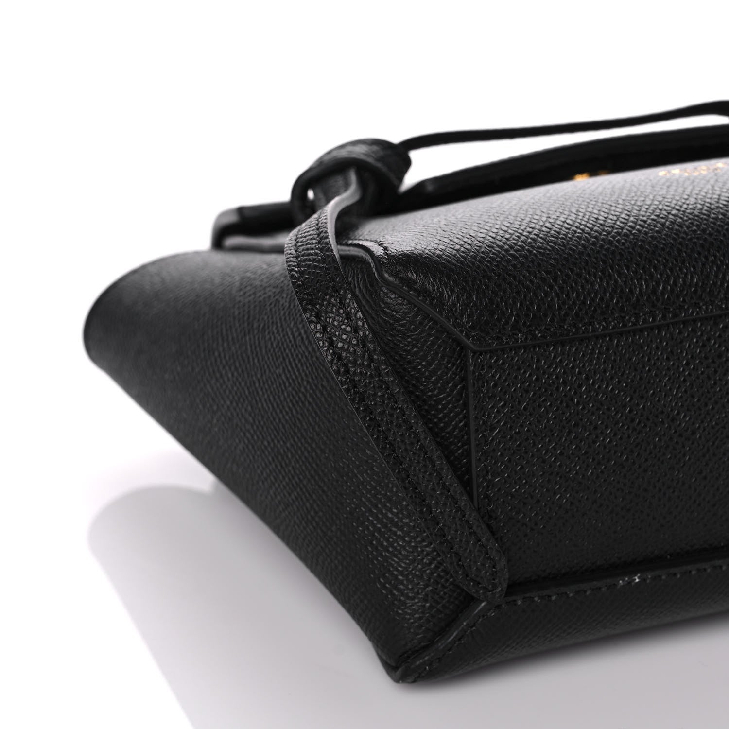 Celine Grained Calfskin Pico Belt Bag Black 8 of 10