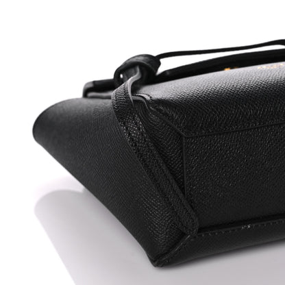 Celine Grained Calfskin Pico Belt Bag Black 8 of 10
