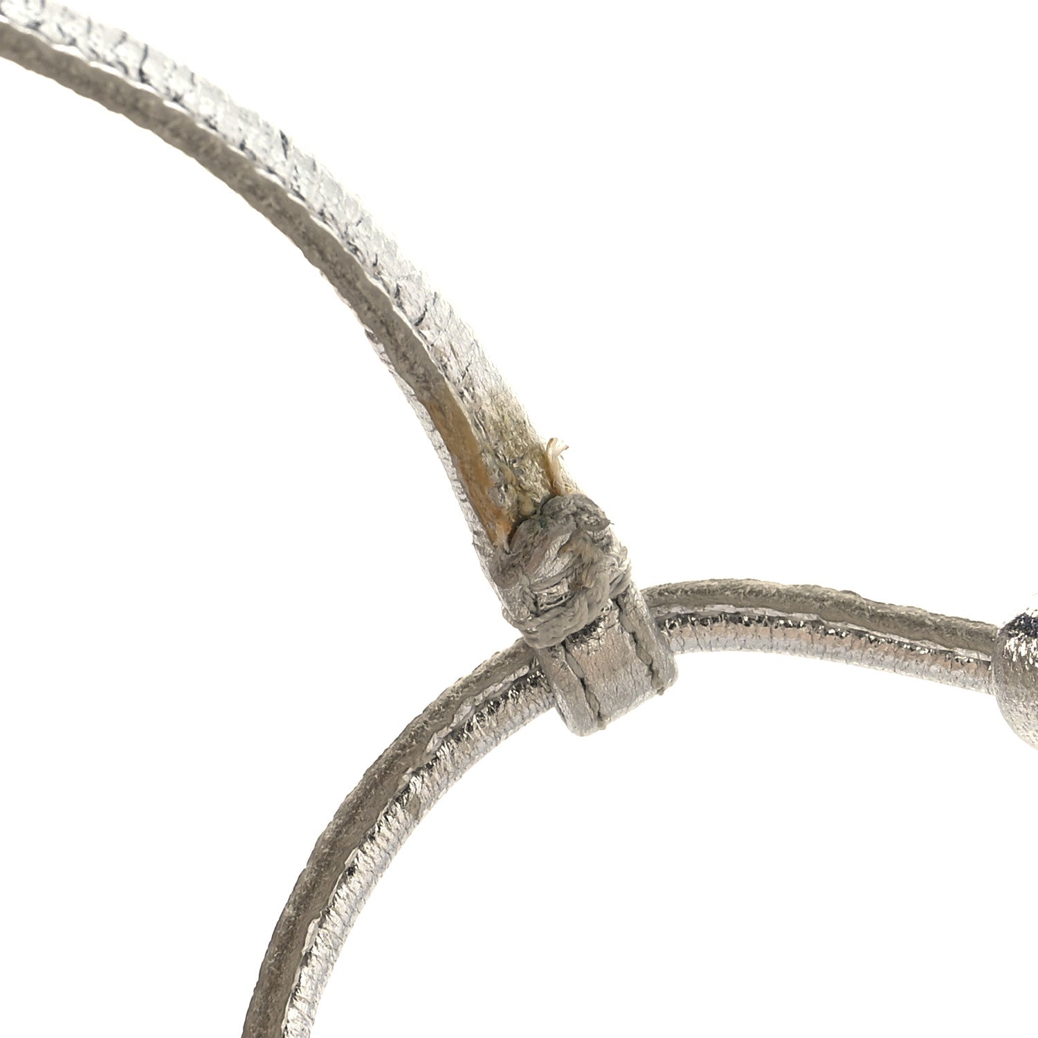 Valentino Garavani Metallic Nappa Rockstud Ankle T-Strap 105mm Sandals 37 Silver 10 of 10