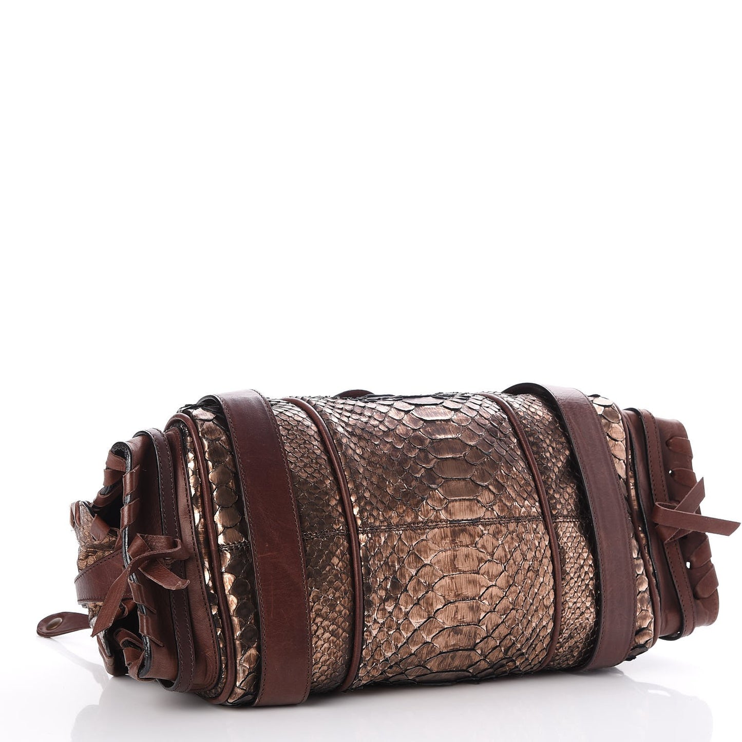 Python Silverado Shoulder Bag Bronze