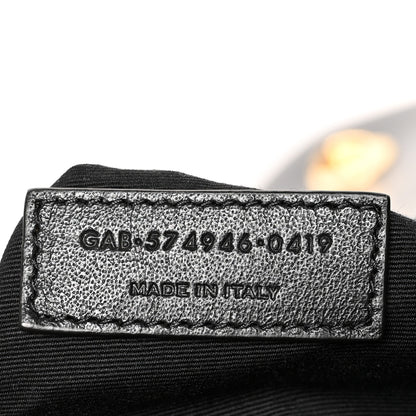 Saint Laurent Calfskin Y Quilted Monogram Medium Loulou Chain Satchel Smog 7 of 10