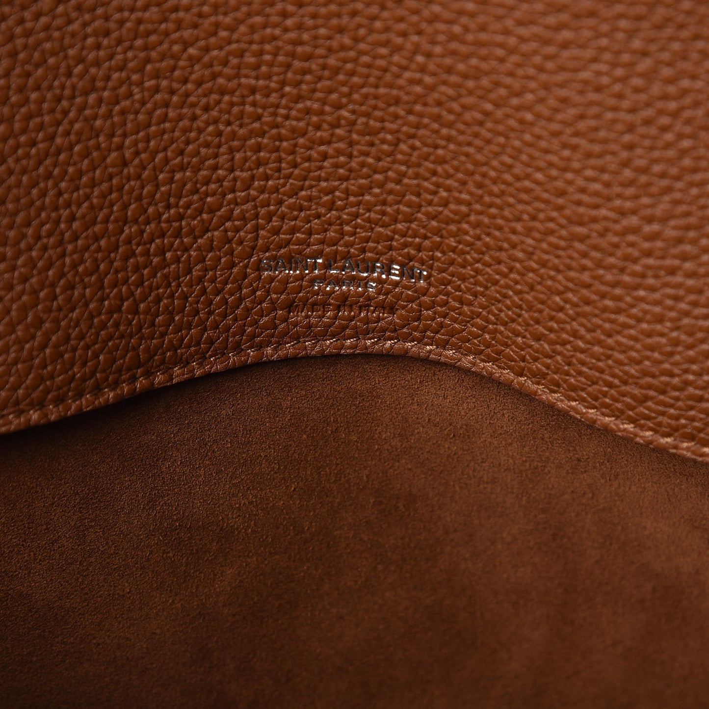 Grained Calfskin Medium Souple Sac De Jour Camel Brilliant