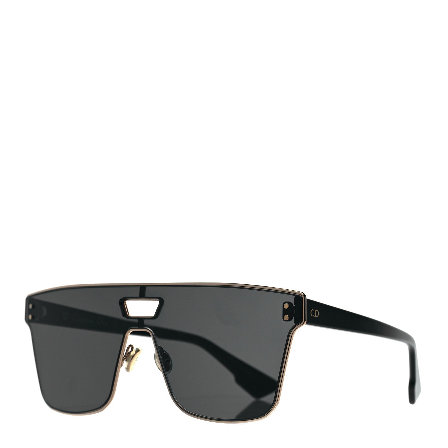 Christian Dior Diorizon1 Mirrored Sunglasses Black 1 of 8