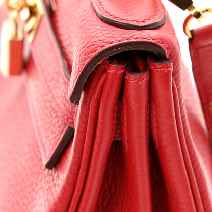 Hermes Taurillon Clemence Kelly Retourne 28 Rouge Casaque 11 of 13
