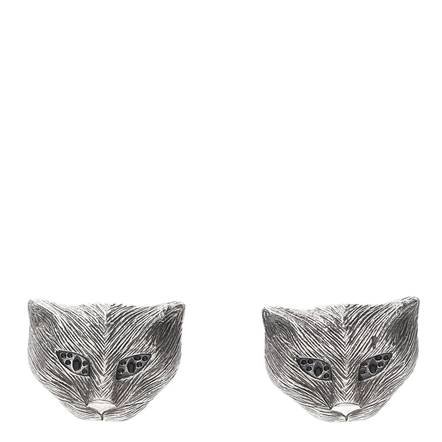 Sterling Silver Garden Cat Earrings