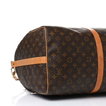 Louis Vuitton Monogram Keepall Bandouliere 55 10 of 18