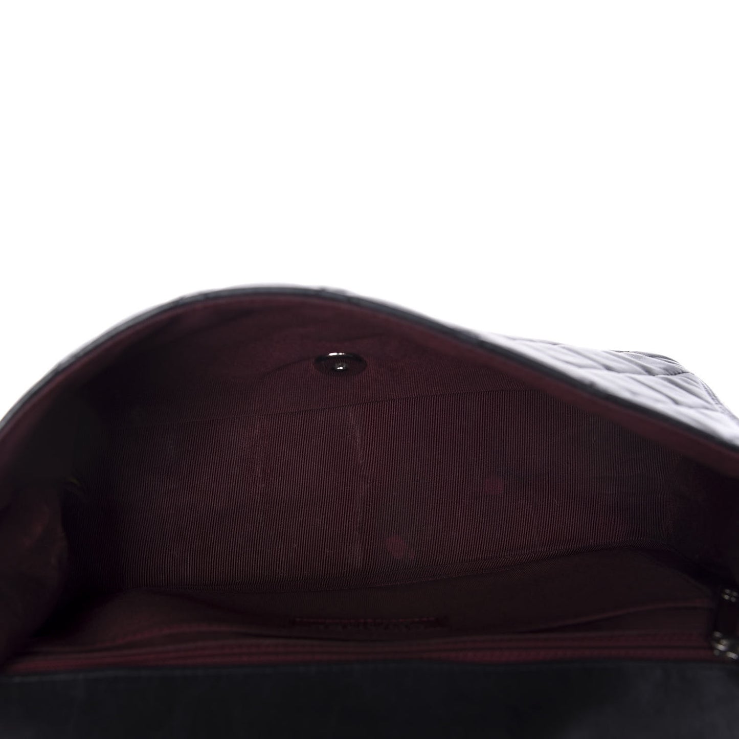Lambskin Quilted Medium Single Flap Black
