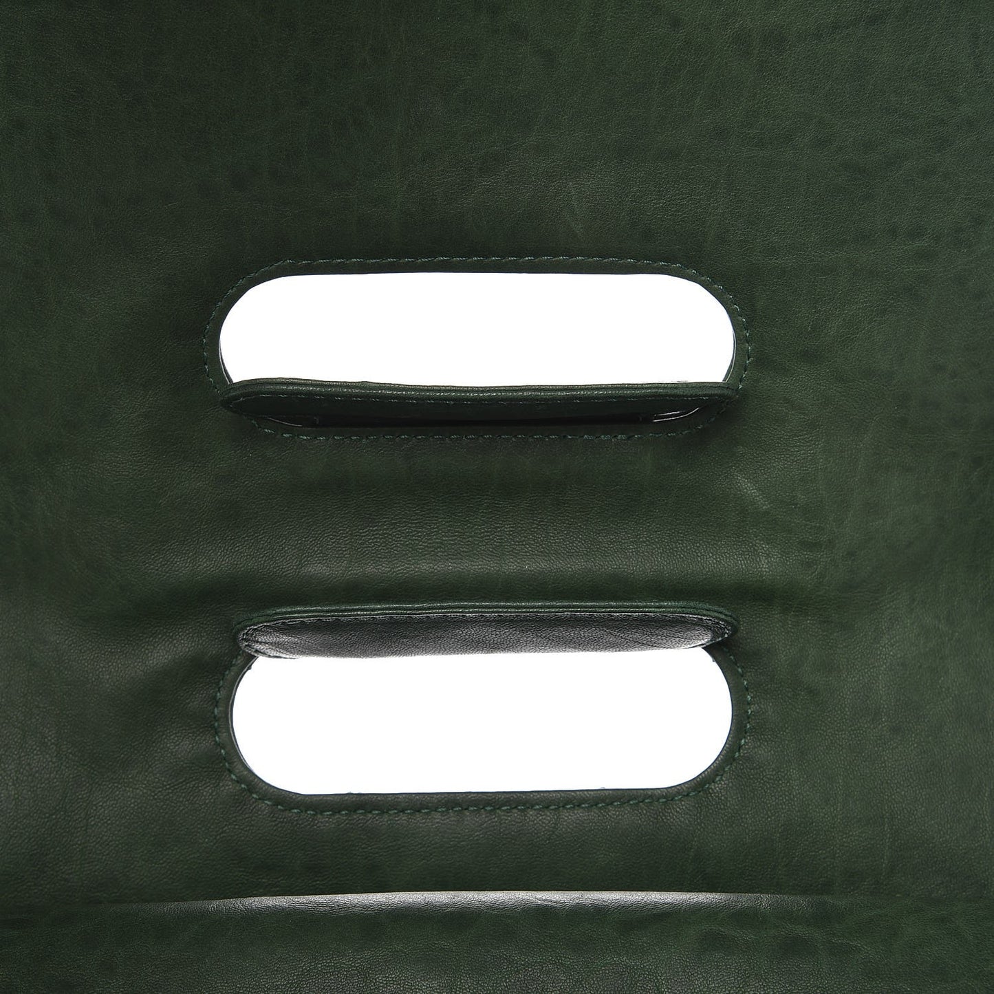 Washed Lambskin Jumbo Take Away Flap Green
