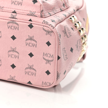 MCM Visetos Small Side Stud Stark Backpack Soft Pink 11 of 12