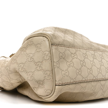 Gucci Guccissima Medium Sukey Tote Mystic White 9 of 10