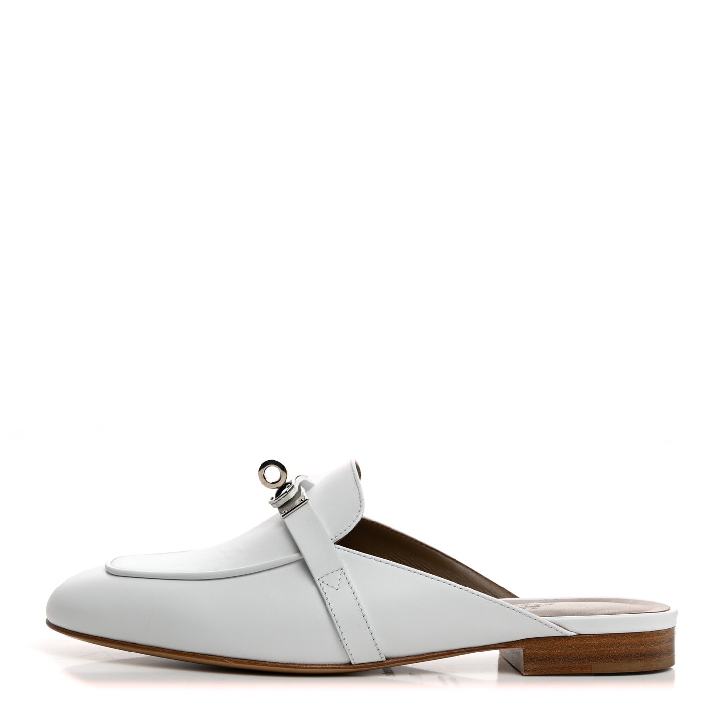 Calfskin Oz Mules 36.5 White