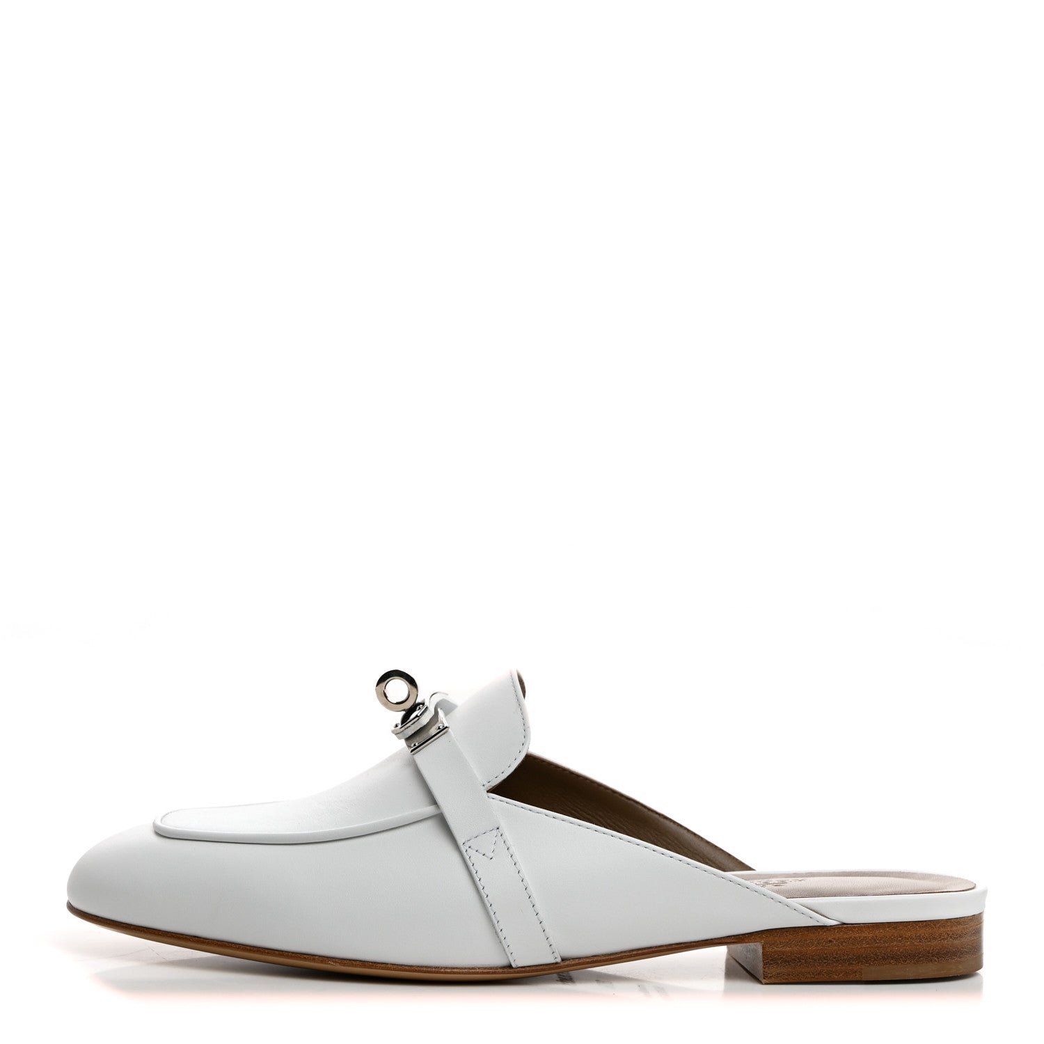 Hermes Calfskin Oz Mules 36.5 White 1 of 9