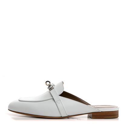 Hermes Calfskin Oz Mules 36.5 White 1 of 9