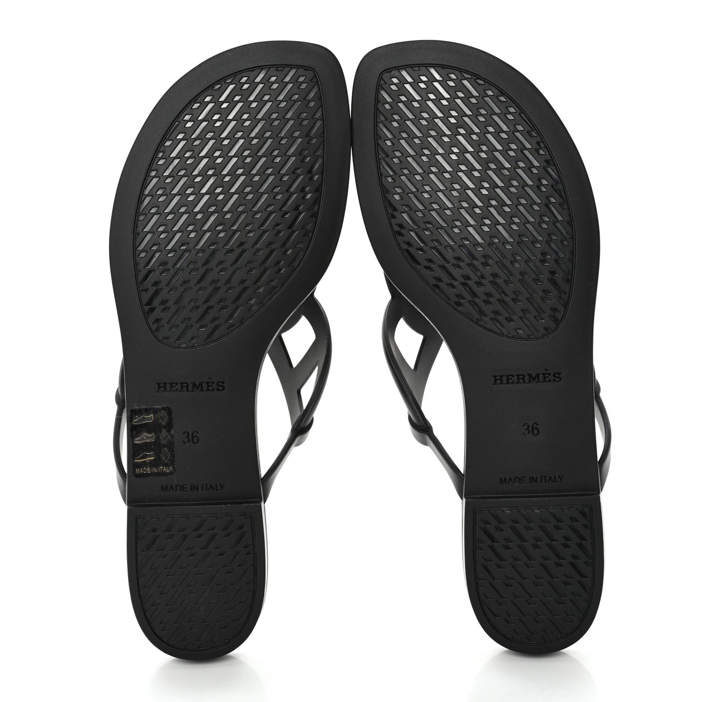 Rubber Womens Egerie Sandals 36 Black