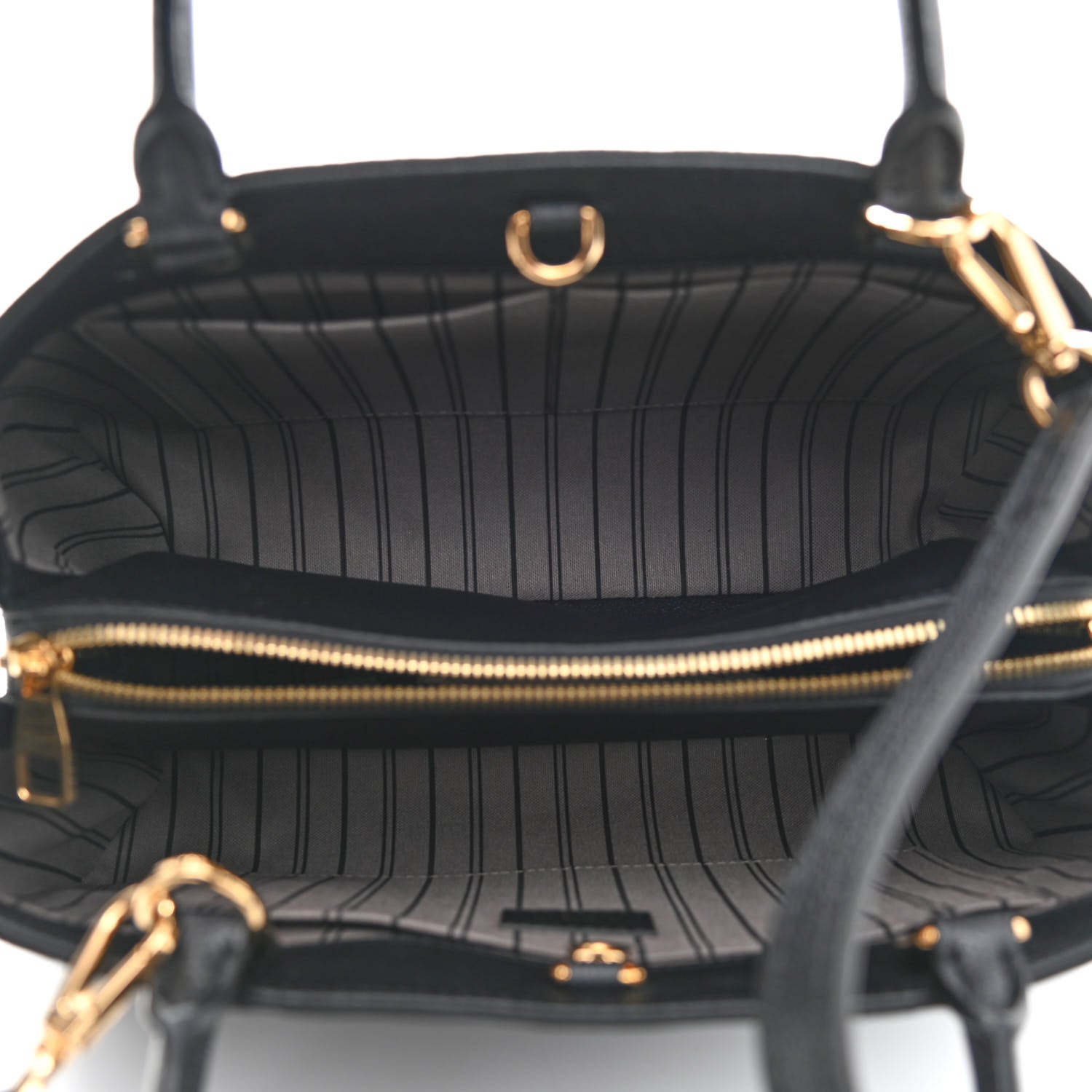 Louis Vuitton Empreinte Montaigne MM Black 4 of 7