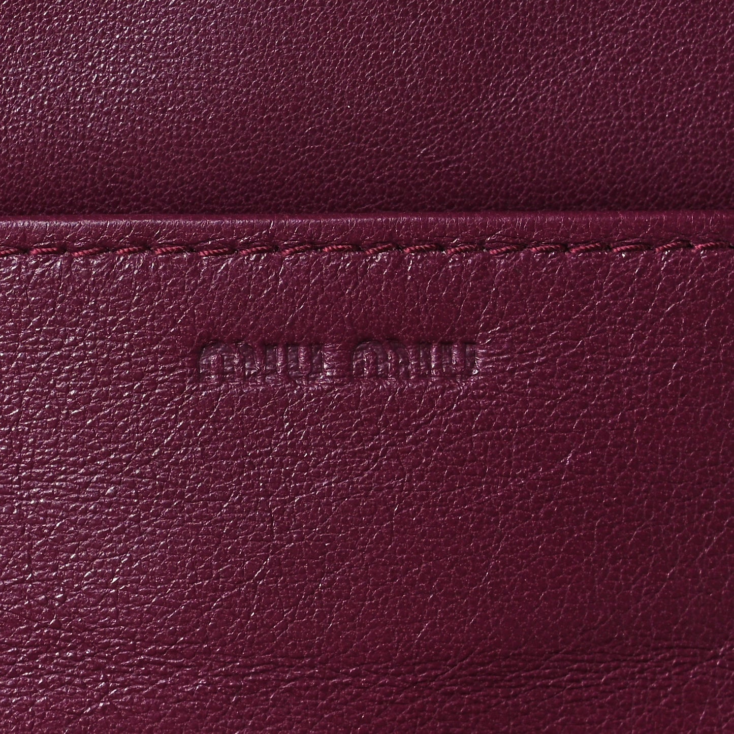 Patent Bow Flap Wallet Amarena