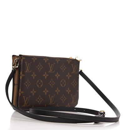 Louis Vuitton Reverse Monogram Giant Double Zip Pochette 2 of 9