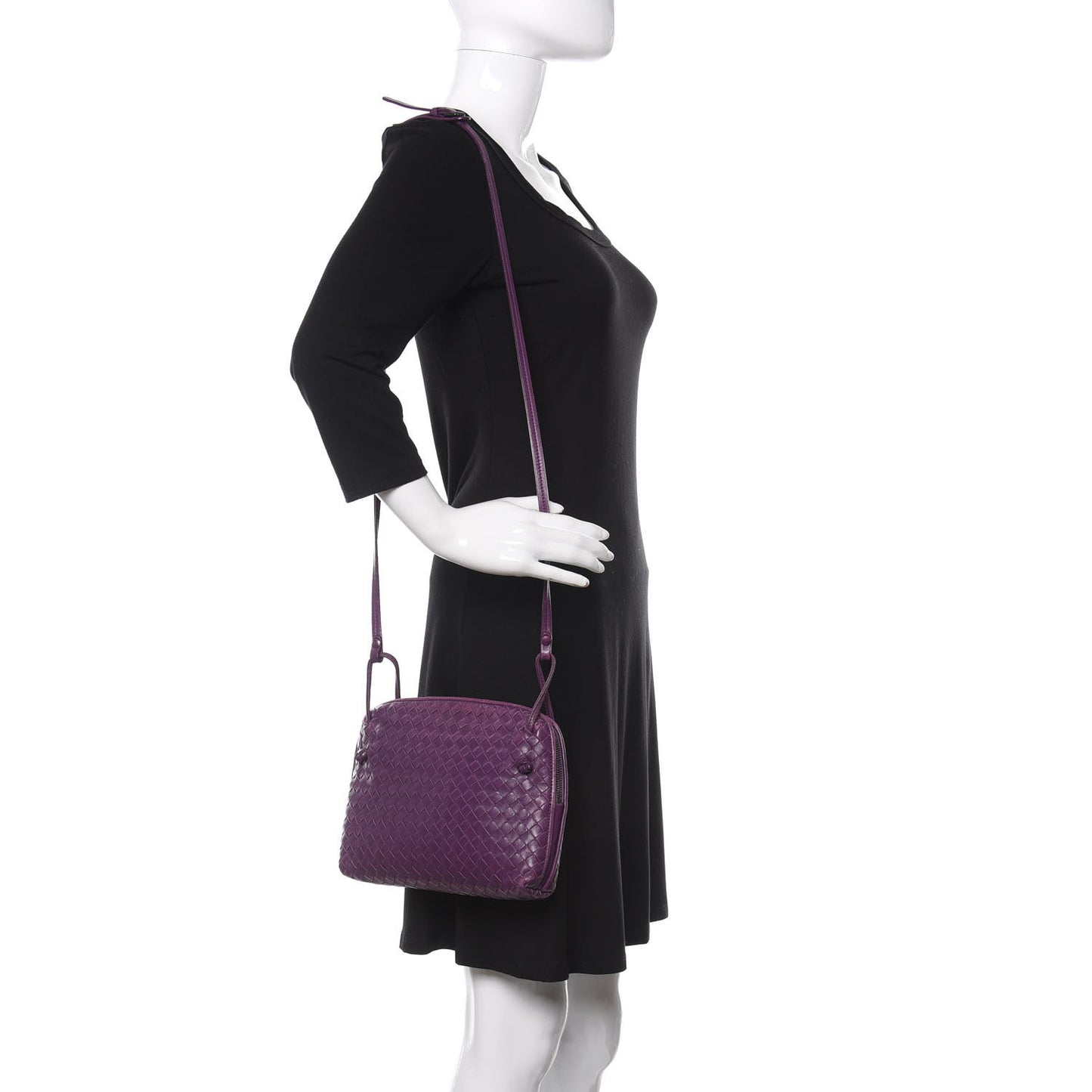 Nappa Intrecciato Pillow Crossbody Messenger Monalisa