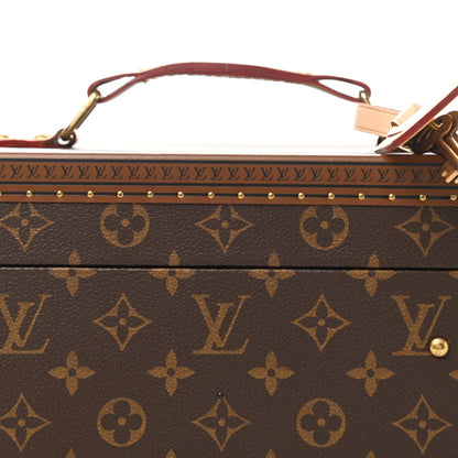 Louis Vuitton Monogram Boite Flacons Beauty Train Trunk Case Rouge Flamme 11 of 15
