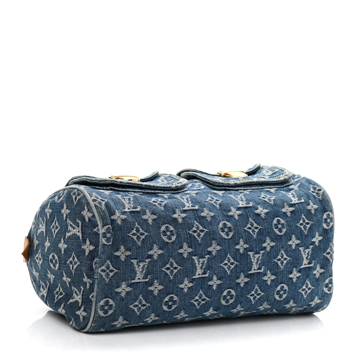 Louis Vuitton Monogram Denim Neo Speedy Blue 4 of 13