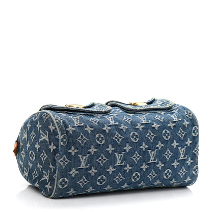 Louis Vuitton Monogram Denim Neo Speedy Blue 4 of 13